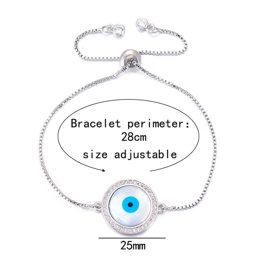 Circular Evil Eye Bracelet - Wardrob