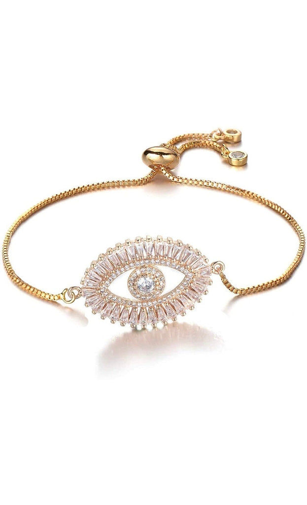 Crystal Evil Eye Bracelet - Wardrob