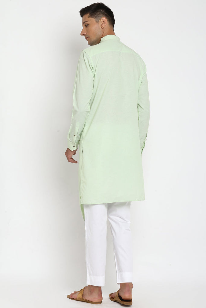 Elijah Lime Green Kurta Set - Wardrob