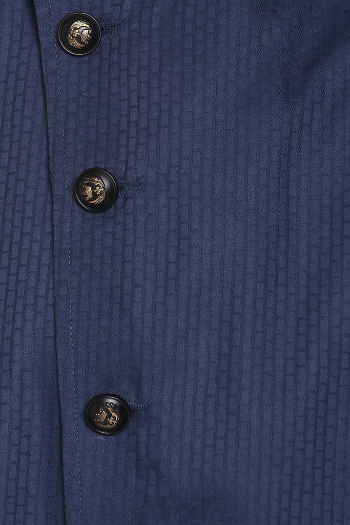 Fayez Deep Blue Kurta Set - Wardrob