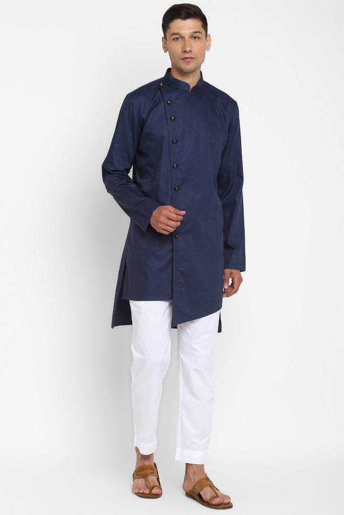 Fayez Deep Blue Kurta Set - Wardrob