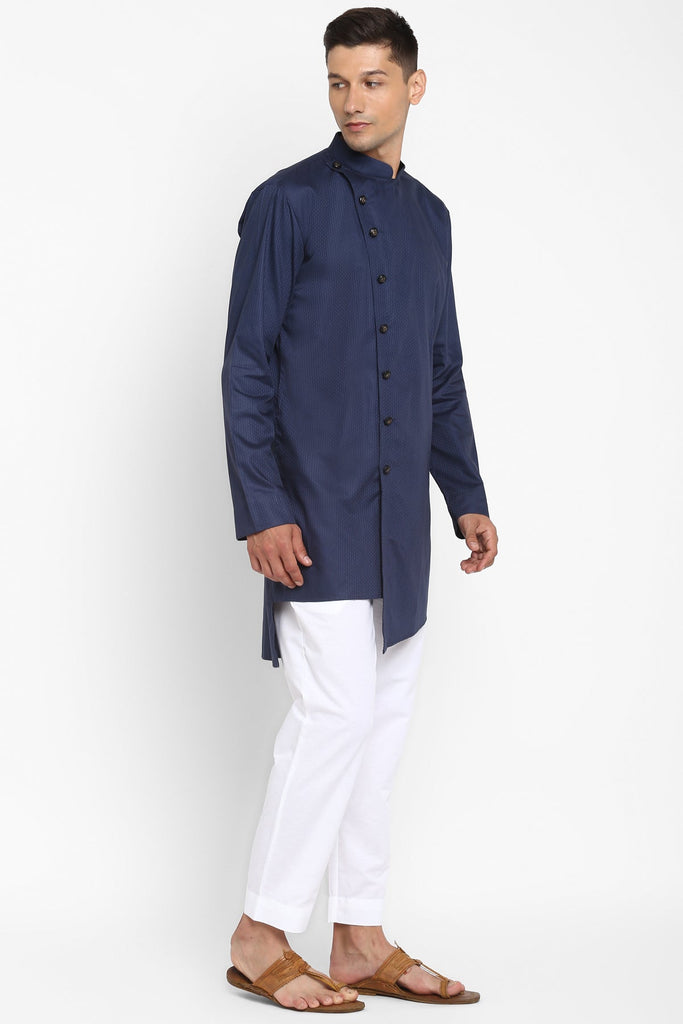 Fayez Deep Blue Kurta Set - Wardrob