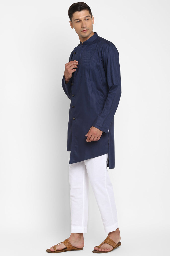 Fayez Deep Blue Kurta Set - Wardrob
