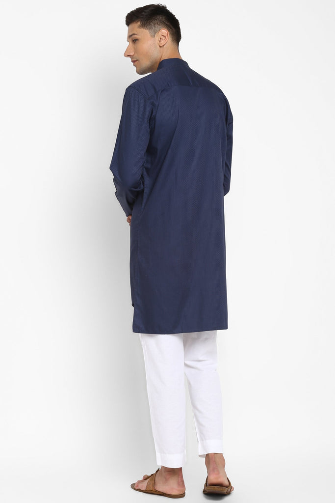 Fayez Deep Blue Kurta Set - Wardrob