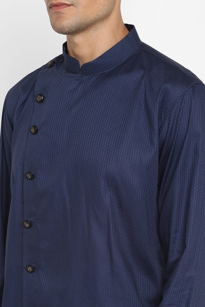 Fayez Deep Blue Kurta Set - Wardrob