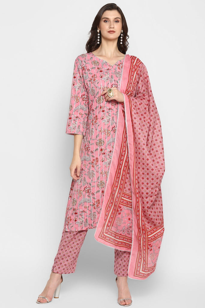 Kimaya Candy Pink Suit Set - Wardrob