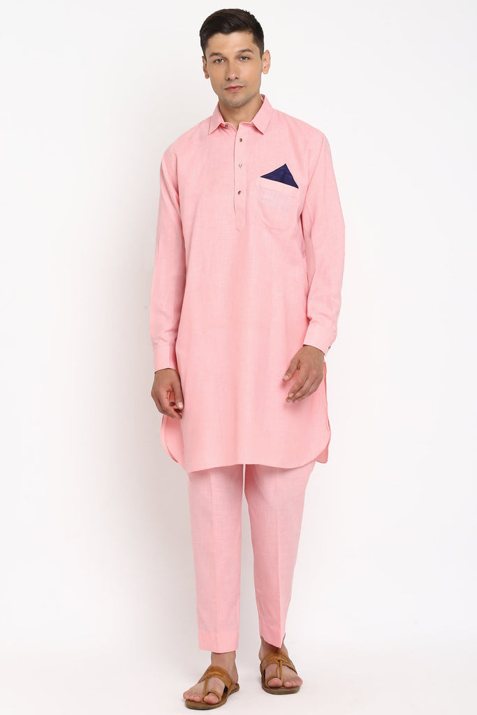 Mehran Light Pink Kurta Set - Wardrob
