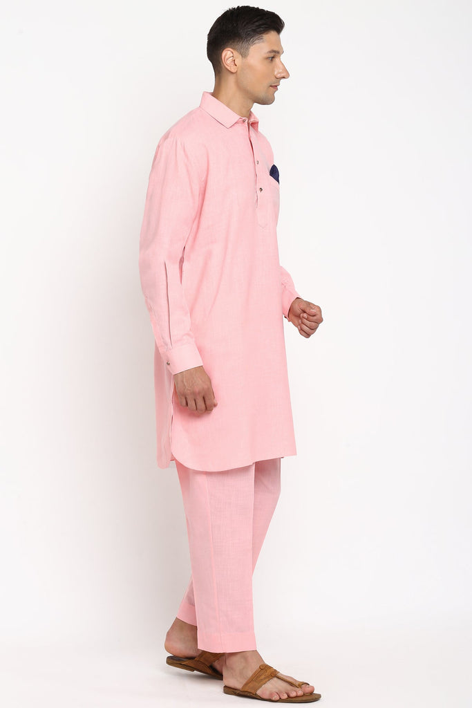 Mehran Light Pink Kurta Set - Wardrob