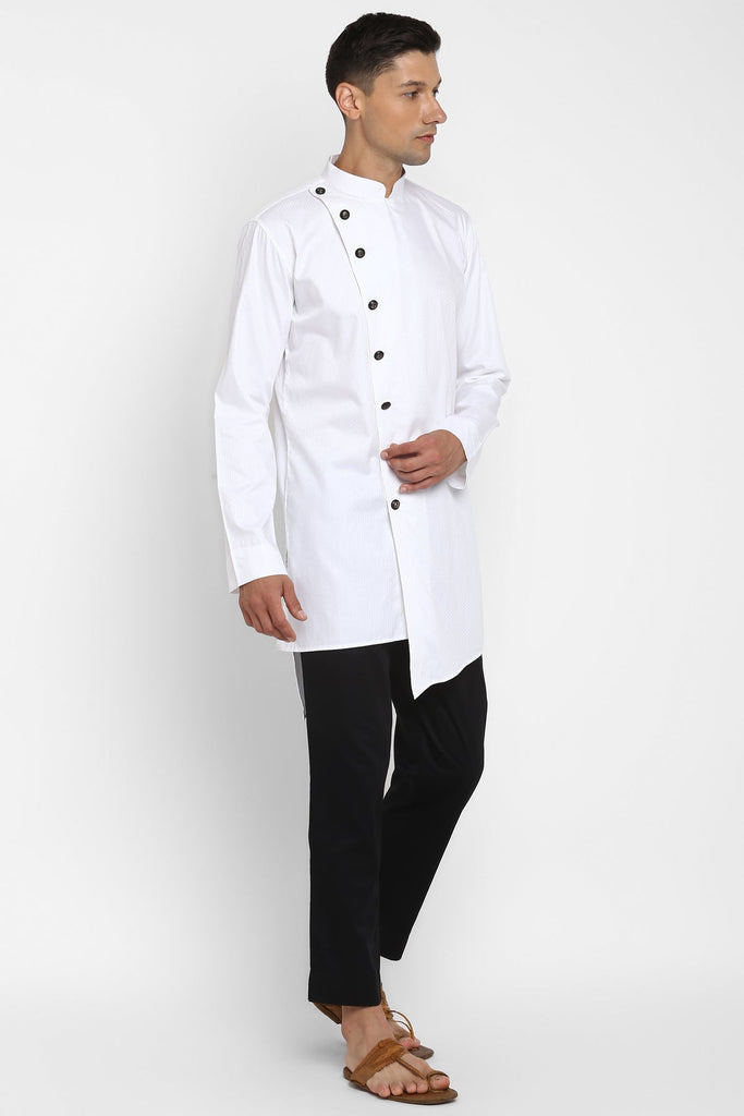 Safir White Kurta Set - Wardrob