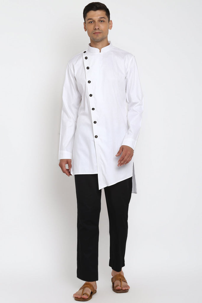 Safir White Kurta Set - Wardrob