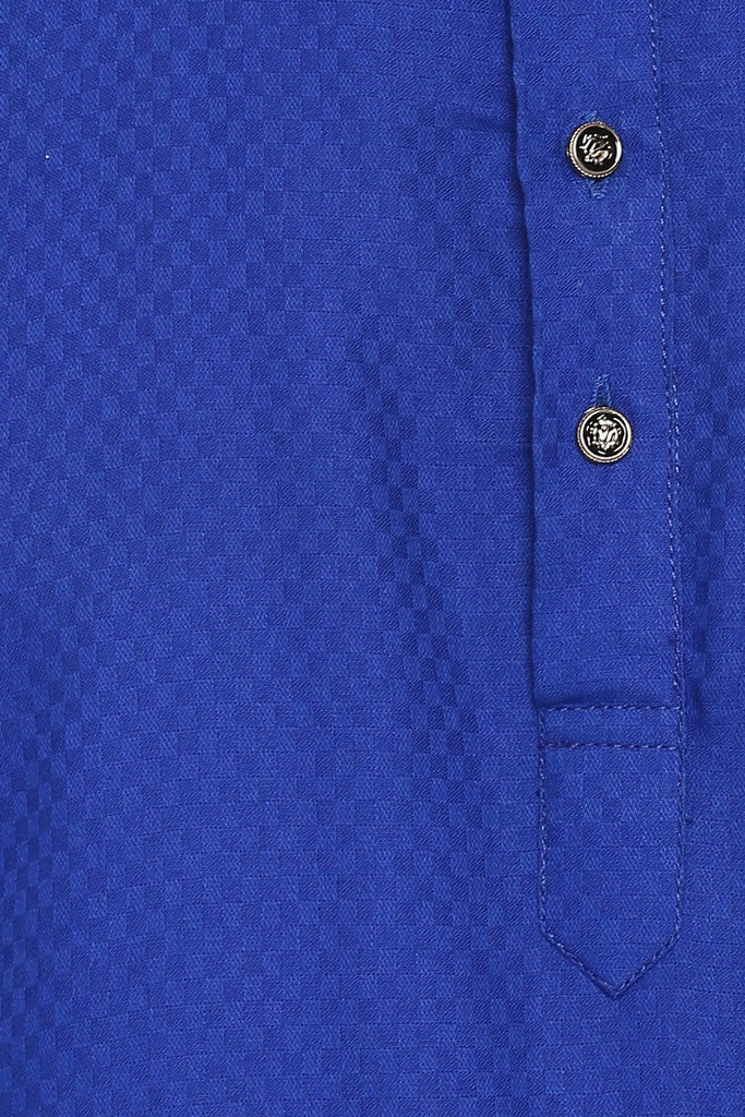 Sagar Ink Blue Pathani Set - Wardrob