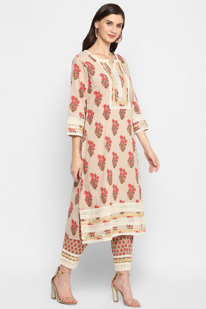 Shazana Floral Suit Set - Wardrob