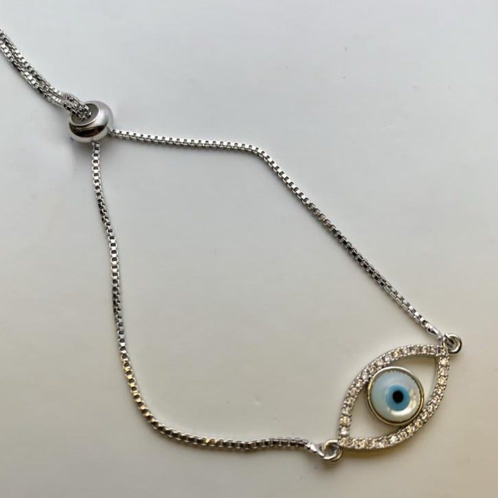 Sleek Evil Eye Bracelet - Wardrob