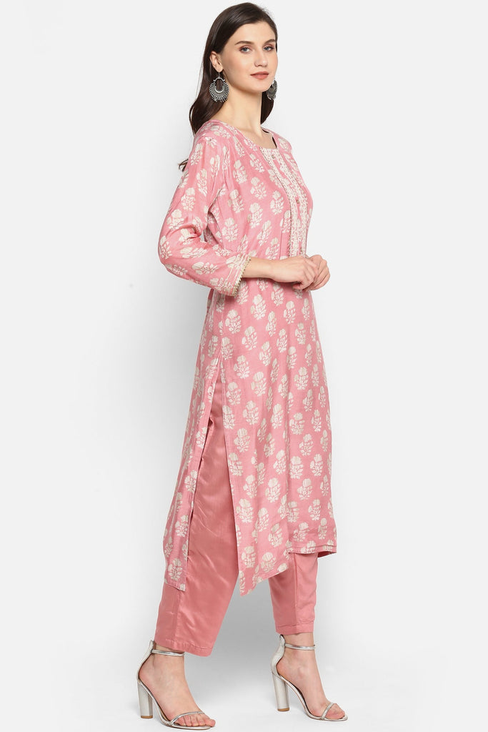 Taahira Peachy Pink Suit Set - Wardrob